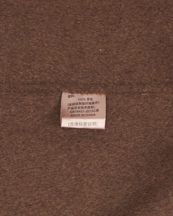 Шерстяное пальто в карамельном оттенке — фото 5