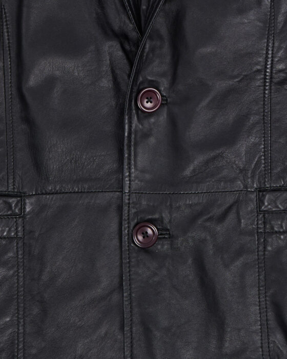 Мужской кожаный пиджак — фото 6