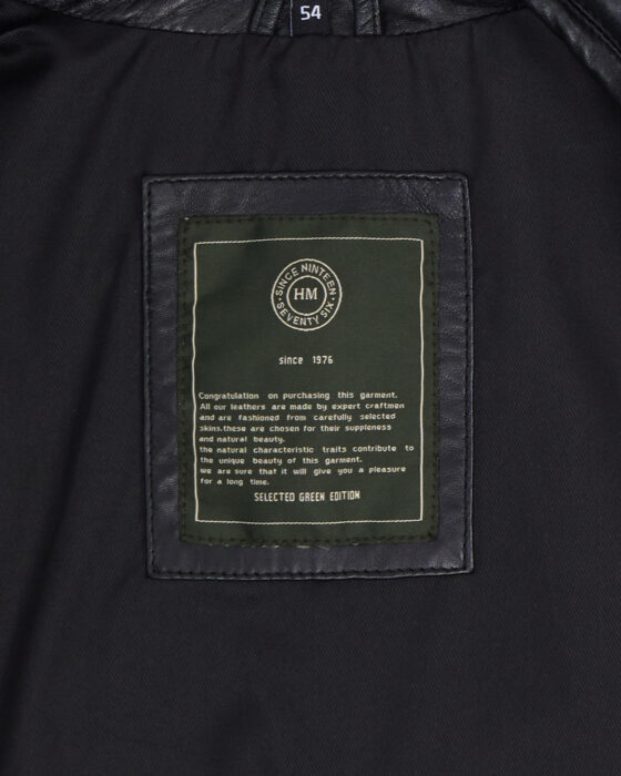 Мужской кожаный пиджак — фото 7