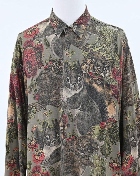 Мужская рубашка с принтом лесных животных Jacques Britt Casual — изображение 5