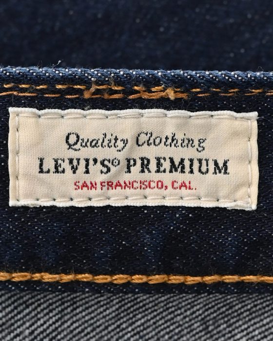 Темно-синие мужские джинсы Levi’s 502 — изображение 7