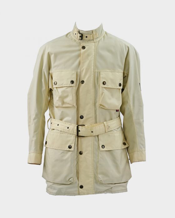 Винтажная мужская бежевая курка Belstaff