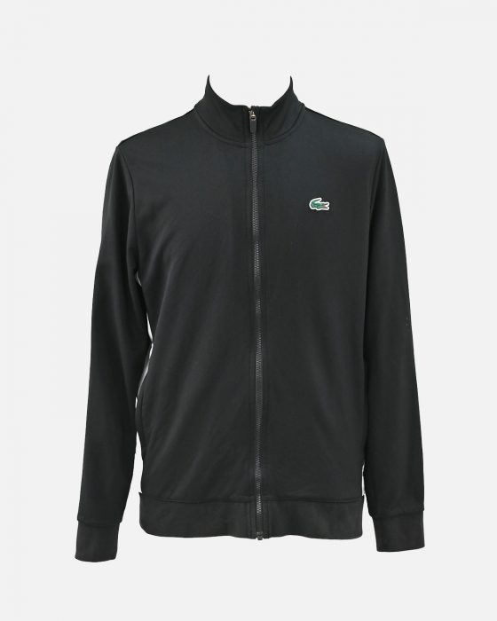 Мужская черная толстовка Lacoste