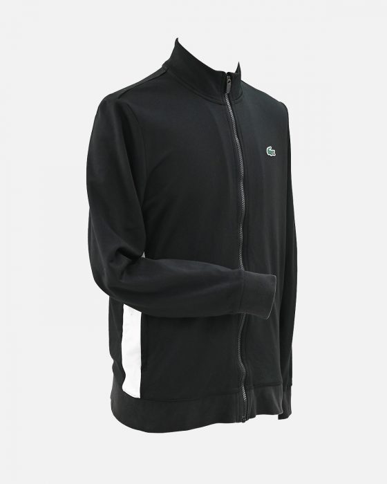 Мужская черная толстовка Lacoste — изображение 3