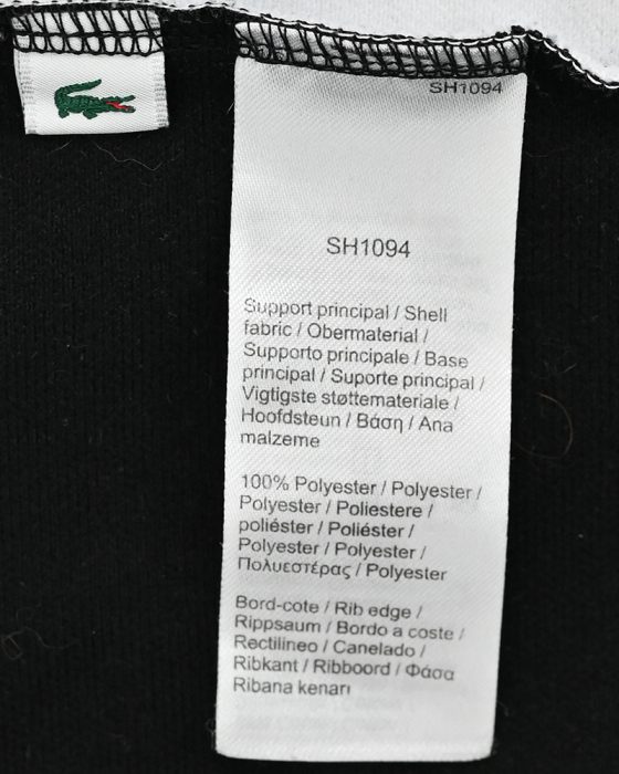 Мужская черная толстовка Lacoste — изображение 6
