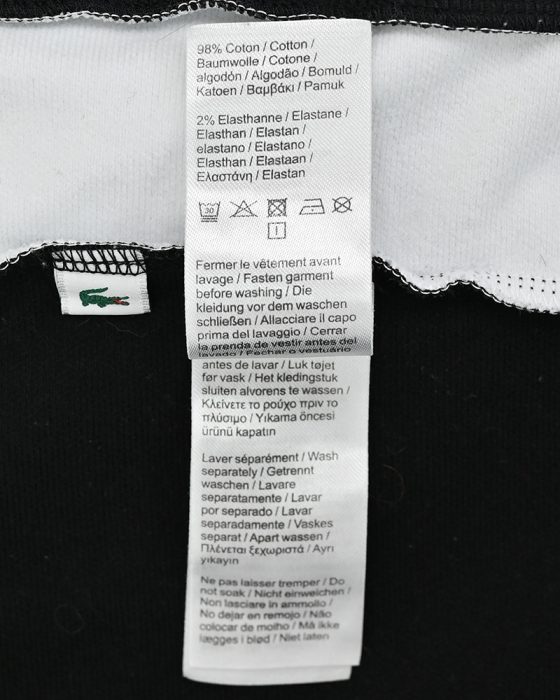 Мужская черная толстовка Lacoste — изображение 7