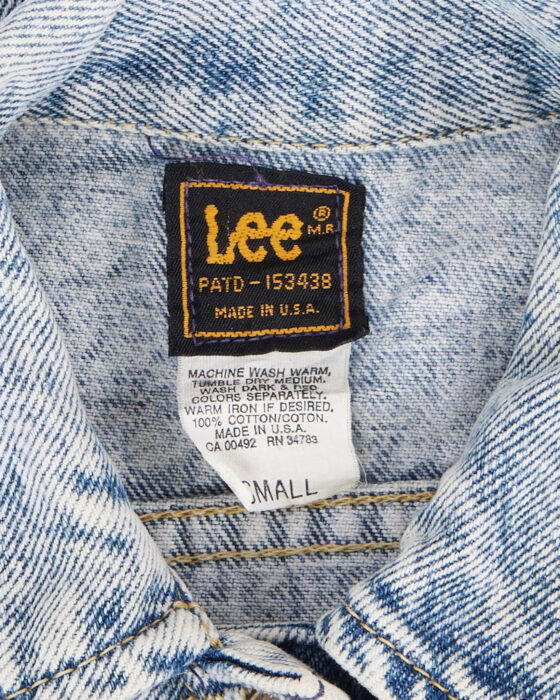 Джинсовая куртка Lee с принтом Lee — фото 3