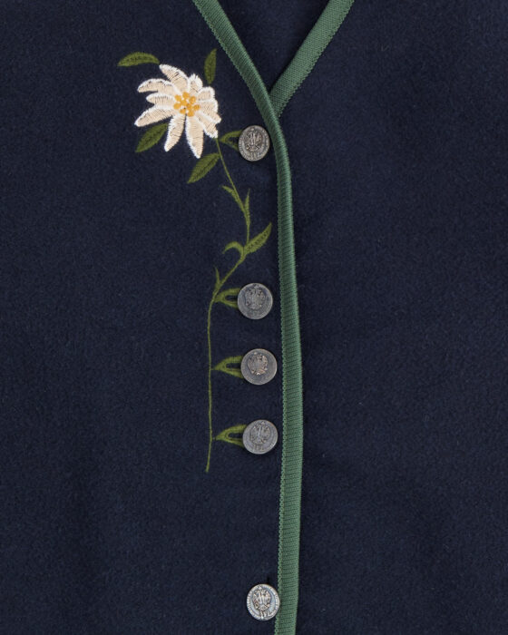 Австрийский жакет с цветочной вышивкой — фото 3