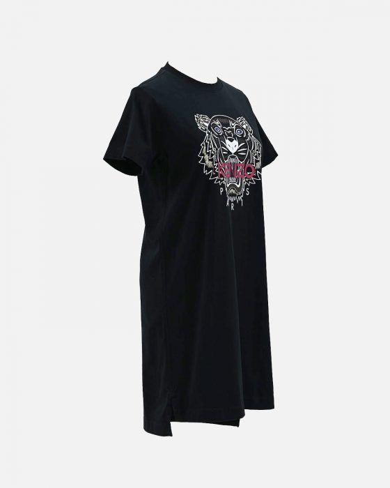 Черное платье-футболка KENZO с тигром — изображение 2