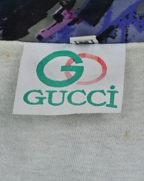 Винтажная олимпийка Gucci в стиле 90-х с геометрическим узором — изображение 5