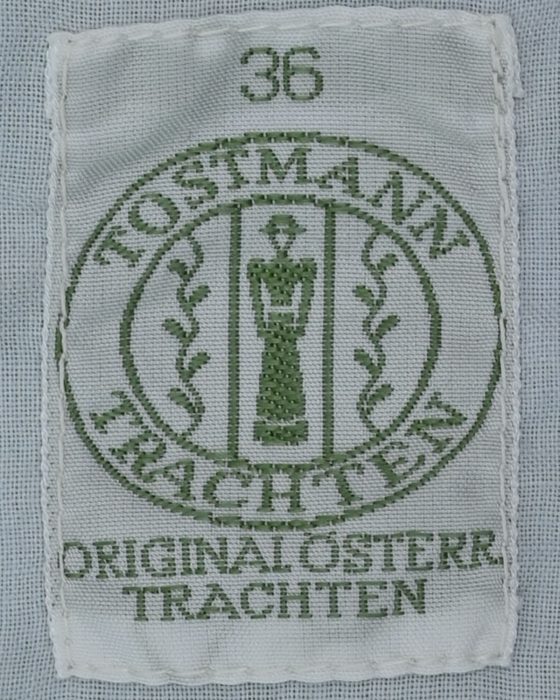 Винтажное цветочное платье Tostmann Trachten — изображение 4