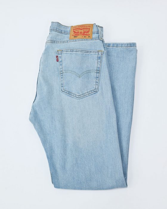 Мужские голубые джинсы Levi’s 505 — изображение 4