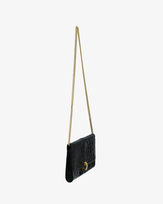 Кожаная сумка Céline Paris с тиснением под крокодила — изображение 4
