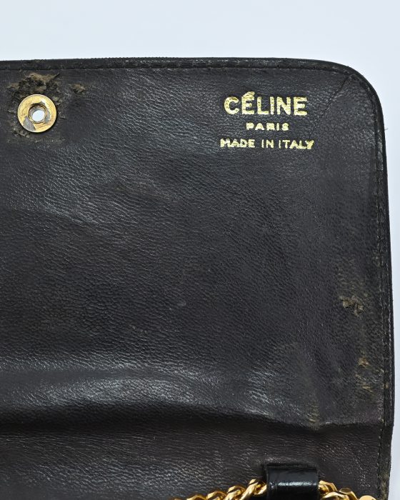 Кожаная сумка Céline Paris с тиснением под крокодила — изображение 7