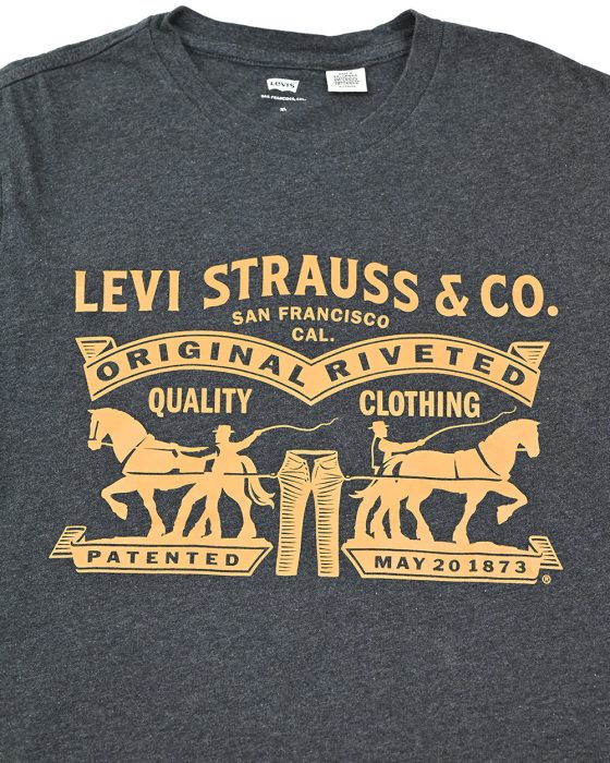 Мужская футболка Levi's с фирменным принтом — изображение 4