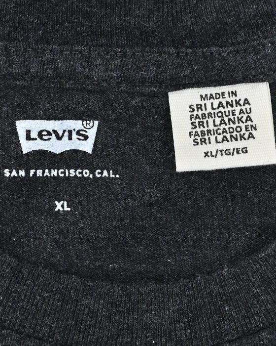 Мужская футболка Levi's с фирменным принтом — изображение 5