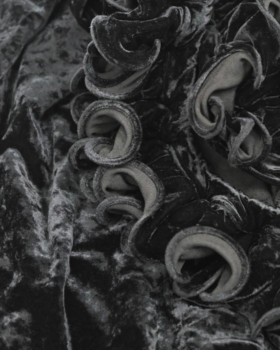 Бархатное платье с драпировкой от Pierrot — изображение 6
