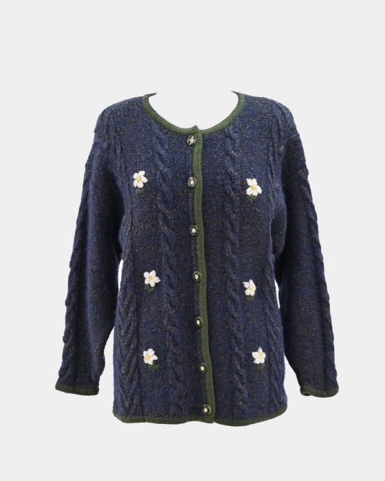 Кардиган Country Blue в альпийском стиле