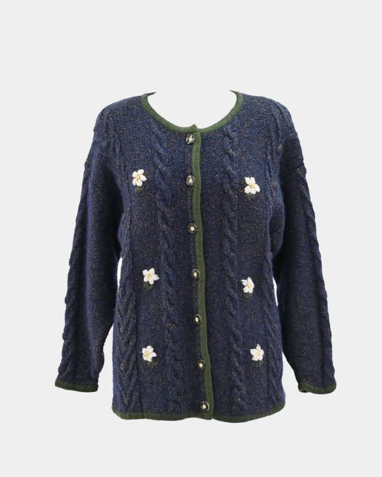 Кардиган Country Blue в альпийском стиле