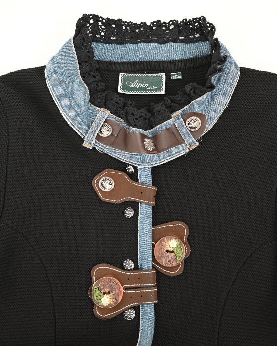 Женский кардиган в альпийском стиле Alpin de luxe — изображение 7