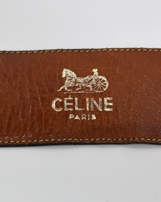 Кожаный ремень CELINE Paris — изображение 5