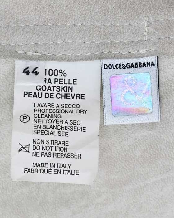 Женская куртка из замши Dolce & Gabbana — изображение 9