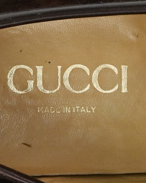 Мужские замшевые лоферы Gucci — изображение 8
