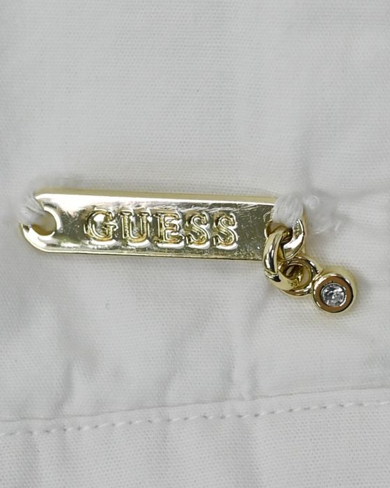Белая блузка GUESS с объемными рукавами — изображение 6
