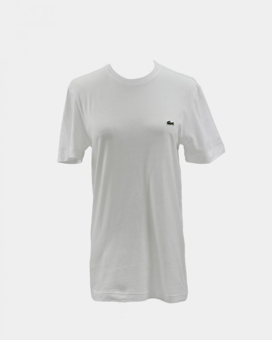 Белая женская футболка Lacoste
