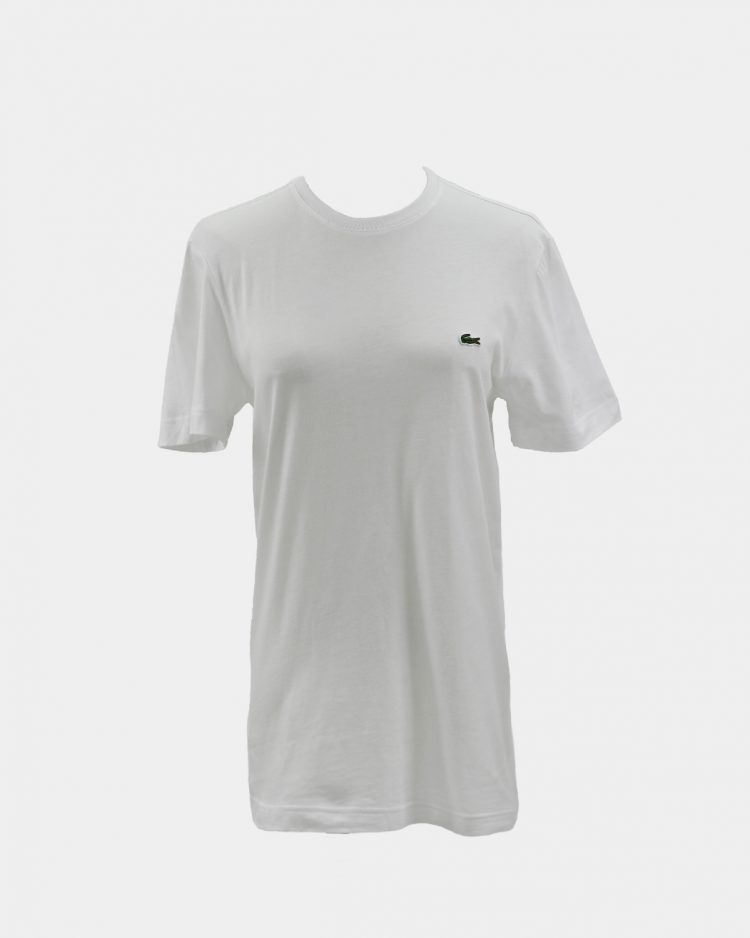 Белая женская футболка Lacoste
