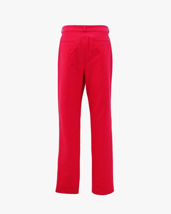 Ярко-розовые женские брюки Tommy Hilfiger — изображение 3