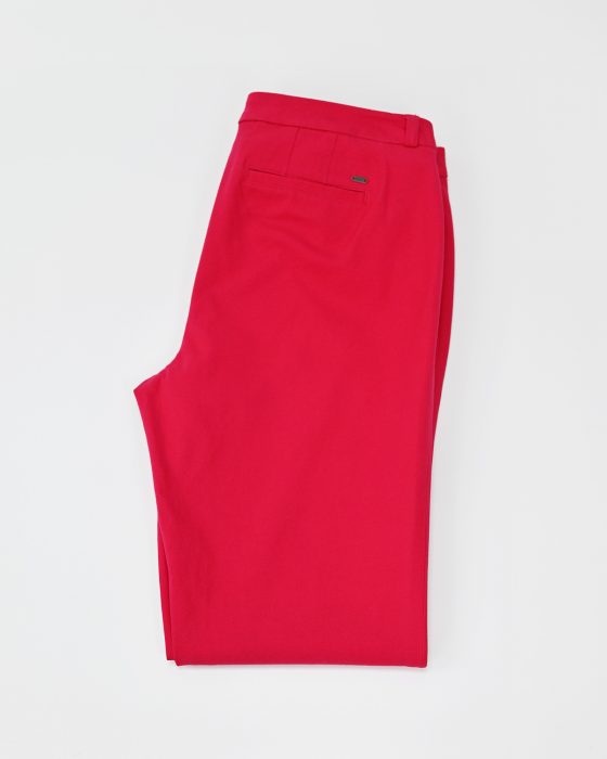 Ярко-розовые женские брюки Tommy Hilfiger — изображение 4