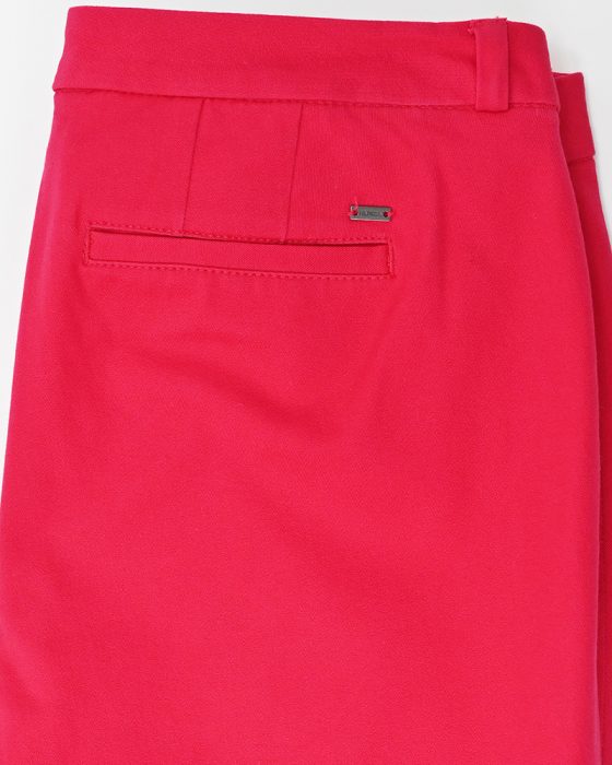 Ярко-розовые женские брюки Tommy Hilfiger — изображение 5