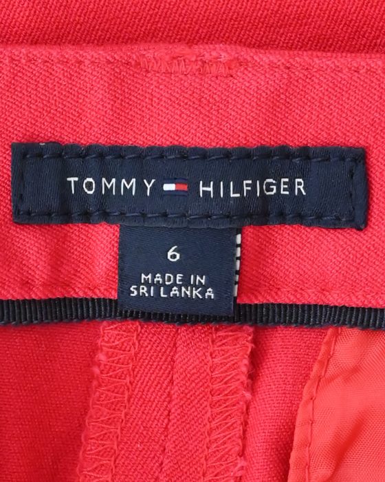 Ярко-розовые женские брюки Tommy Hilfiger — изображение 6