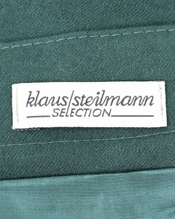 Зелёная шерстяная юбка Klaus Steilmann Selection — изображение 6