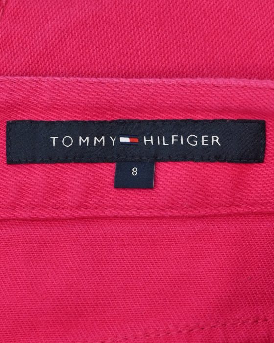 Ярко-розовая джинсовая юбка Tommy Hilfiger — изображение 5