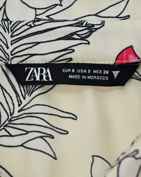 Блуза ZARA с цветочным принтом — изображение 5