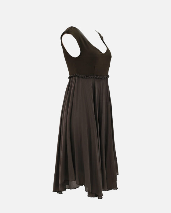 Коричневое платье MaxMara — изображение 2