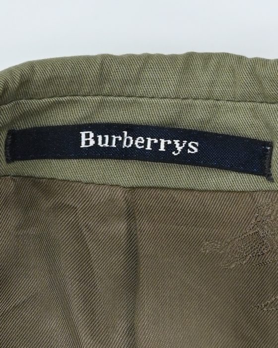 Мужской оливковый пиджак Burberrys — изображение 6