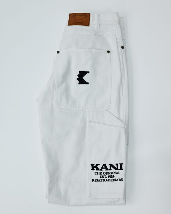 Мужские джинсы Karl Kani из белого денима — изображение 5
