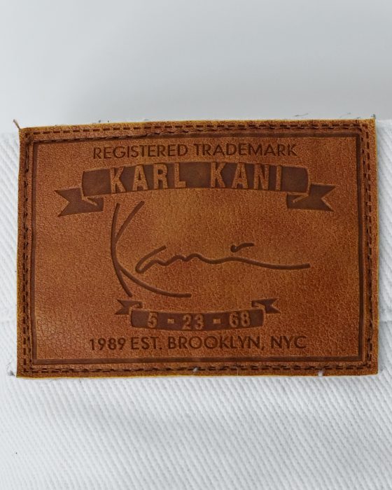 Мужские джинсы Karl Kani из белого денима — изображение 7