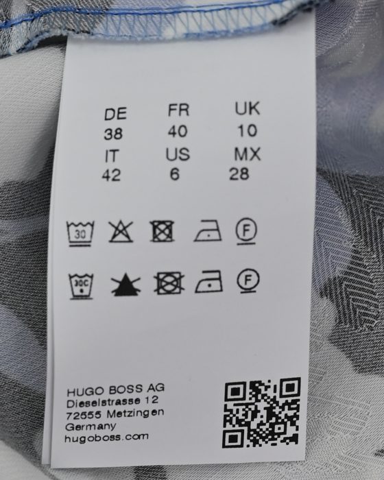 Платье  Hugo Boss с абстрактным принтом — изображение 6