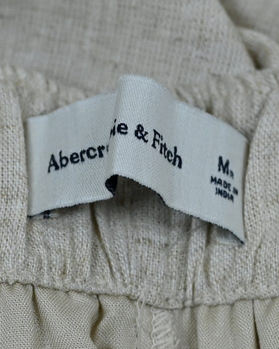 Женские льняные брюки Abercrombie & Fitch — изображение 4