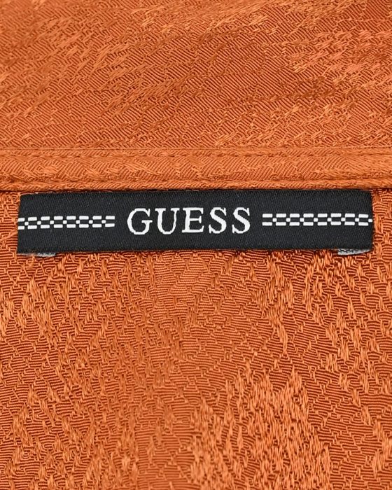 Рыжее платье Guess с запахом — изображение 4