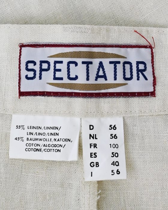 Мужские светлые льняные брюки Spectator — изображение 7