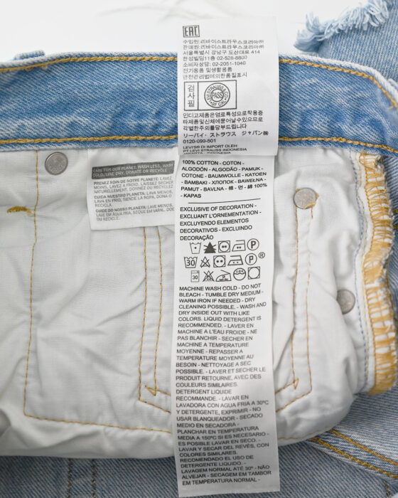 Женские джинсовые шорты Levi's Premium 501 — изображение 7