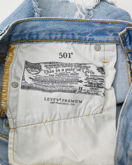 Женские джинсовые шорты Levi's Premium 501 — изображение 8