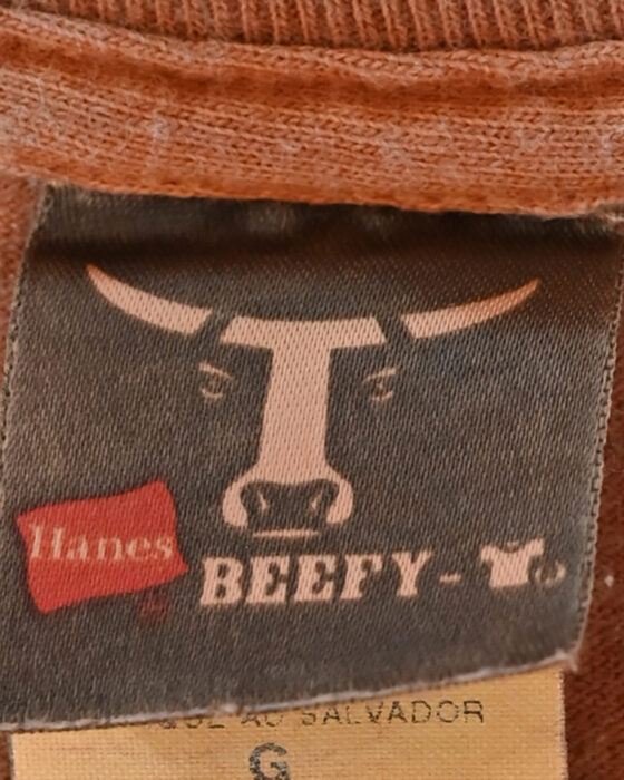 Мужская винтажная футболка Hanes BEEFY с этническим принтом — изображение 5