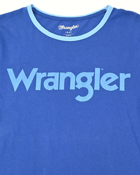 Мужская синяя футболка Wrangler — изображение 4