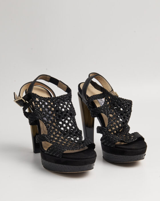 Босоножки из кожи Jimmy Choo 00-s Jimmy Choo — фото 2